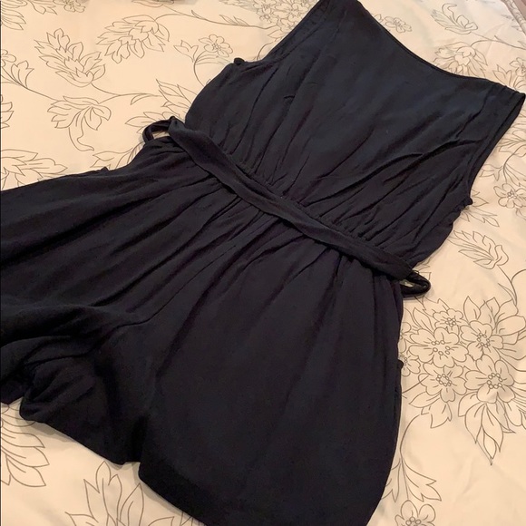 A&F Navy Tie Romper - Picture 2 of 5